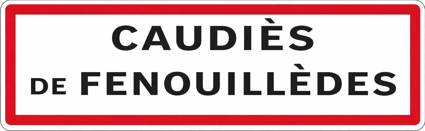 Panneau commune Caudiès de Fenouillèdes