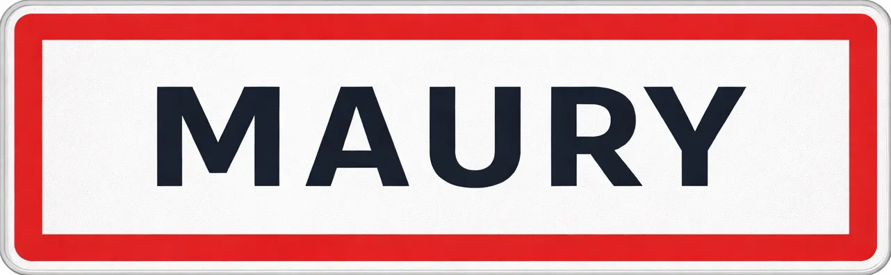 Panneau commune Maury