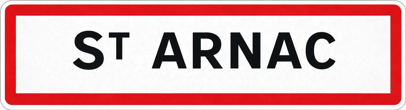 Panneau commune Saint Arnac