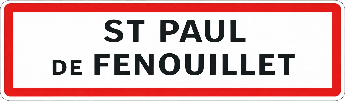 Panneau commune Saint Paul de Fenouillet